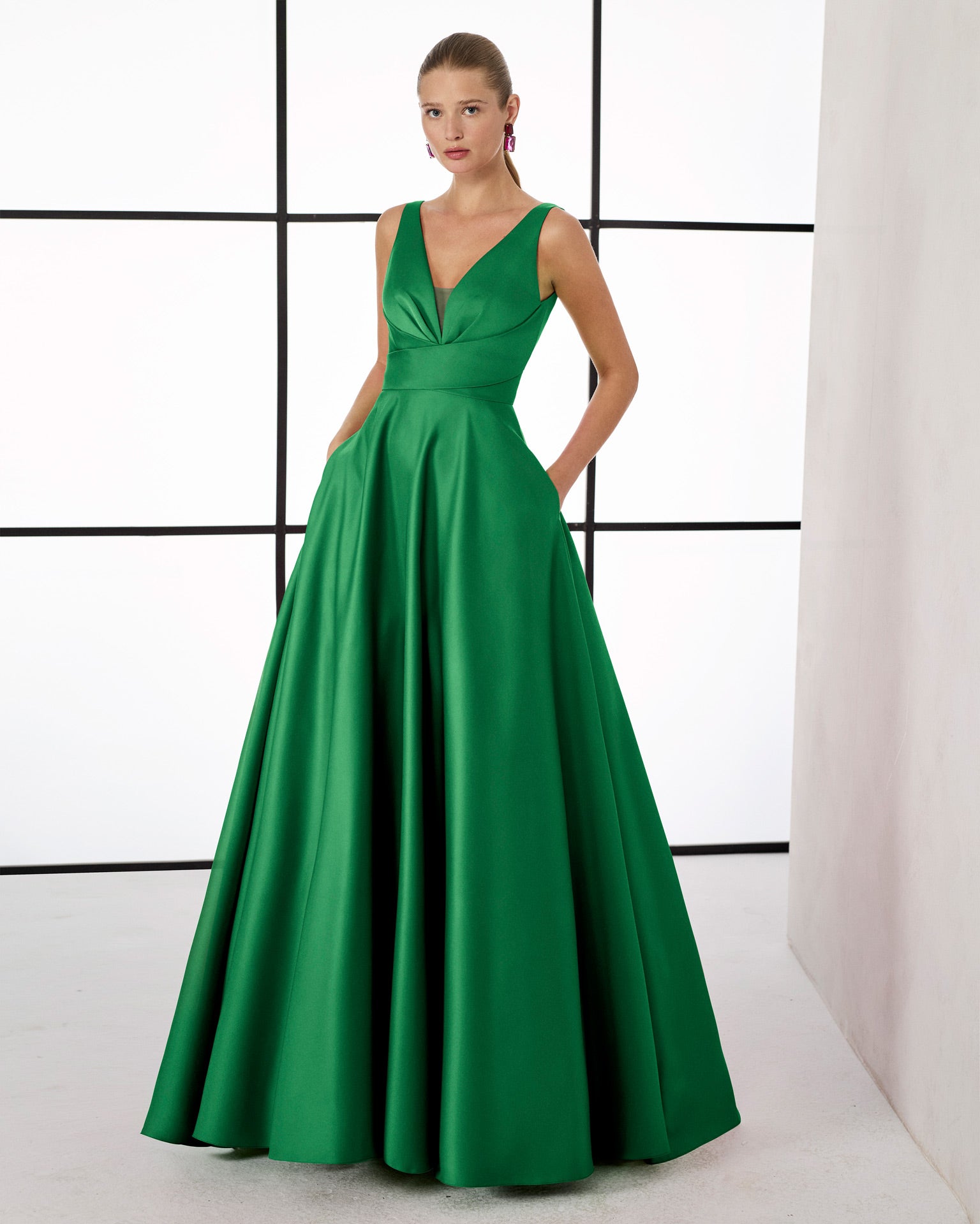 rosa clara green dress Cocktail dress 9812