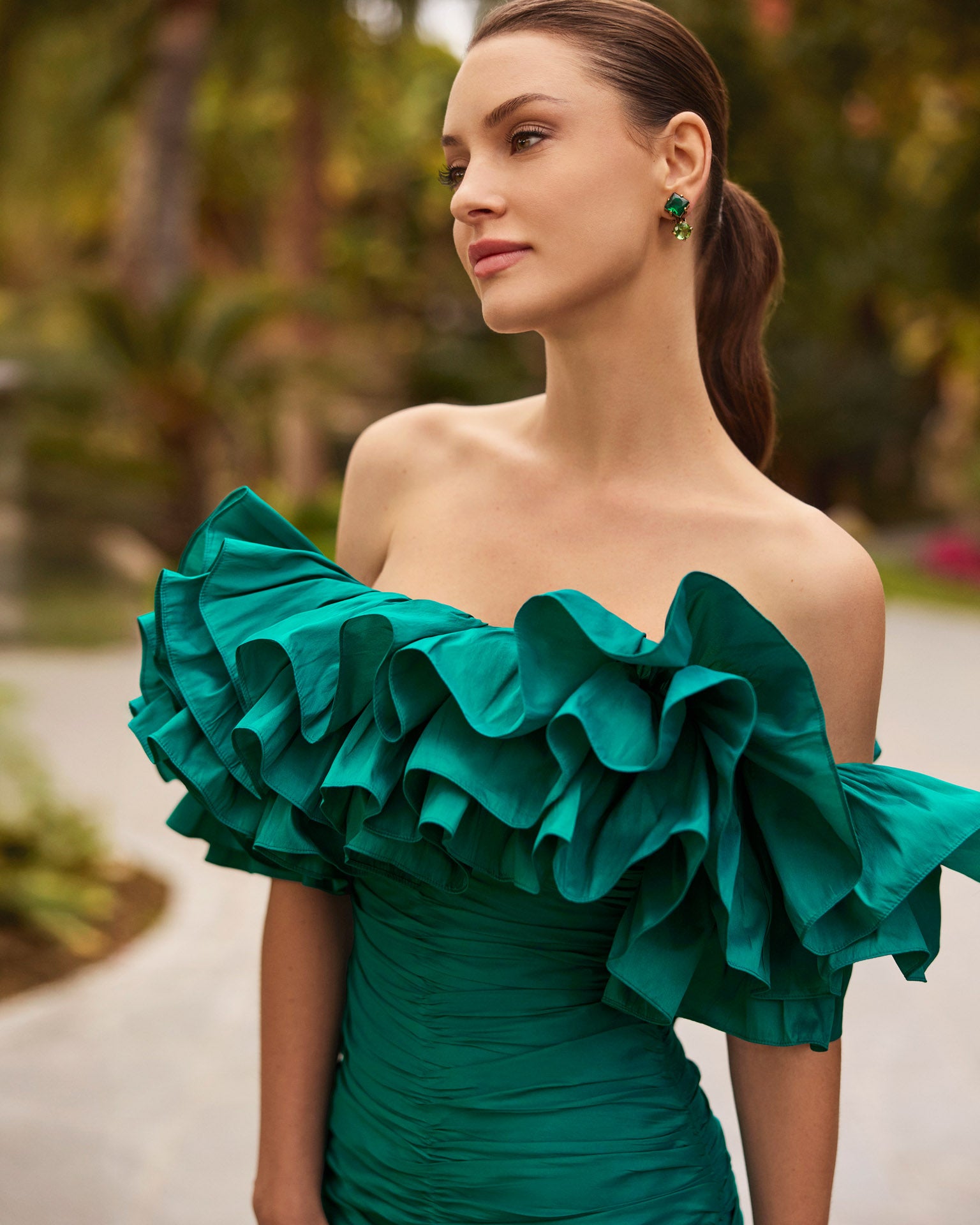 rosa clara green dress Cocktail dress 9812
