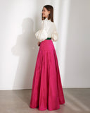 8T193-Rosa Clara Cocktail 8T193-Ivory/Fuchsia/Green