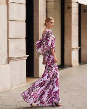 7J147-Purple Pink Print