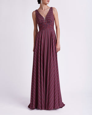 Printed Cocktail Dress