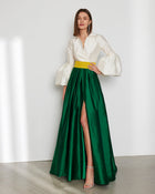 IVORY/GREEN/YELLOW