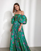 زمردي منقوش