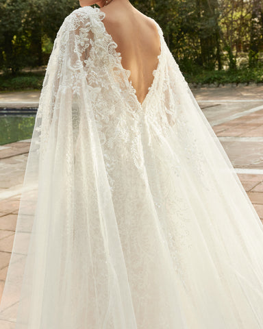 Beaded Bridal Cape